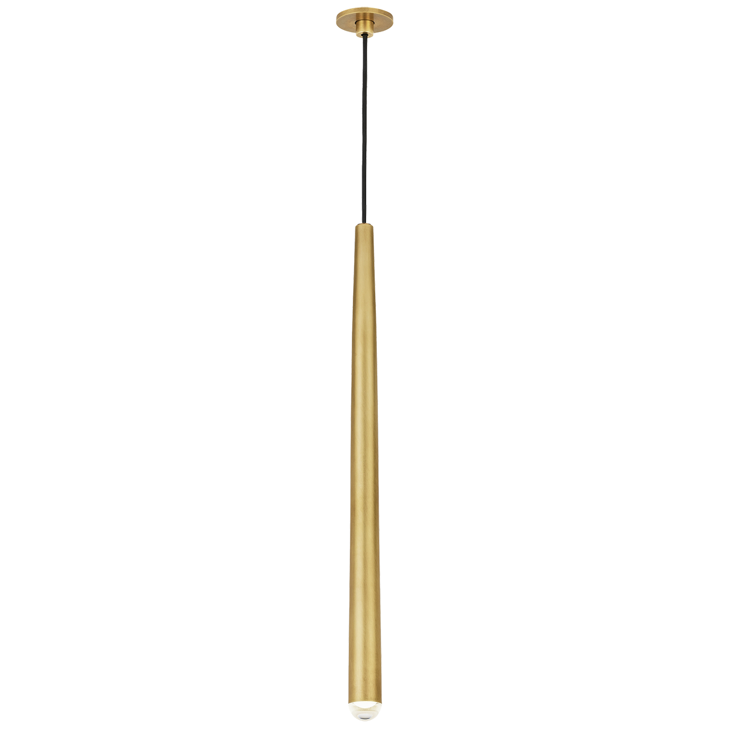 Pylon Port Alone Pendant 1 Light Port Alone Natural Brass Integrated LED 90 CRI 3000K 120-277V