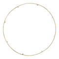 Trellis Spacer R830 Round 8 Port 30" natural brass
