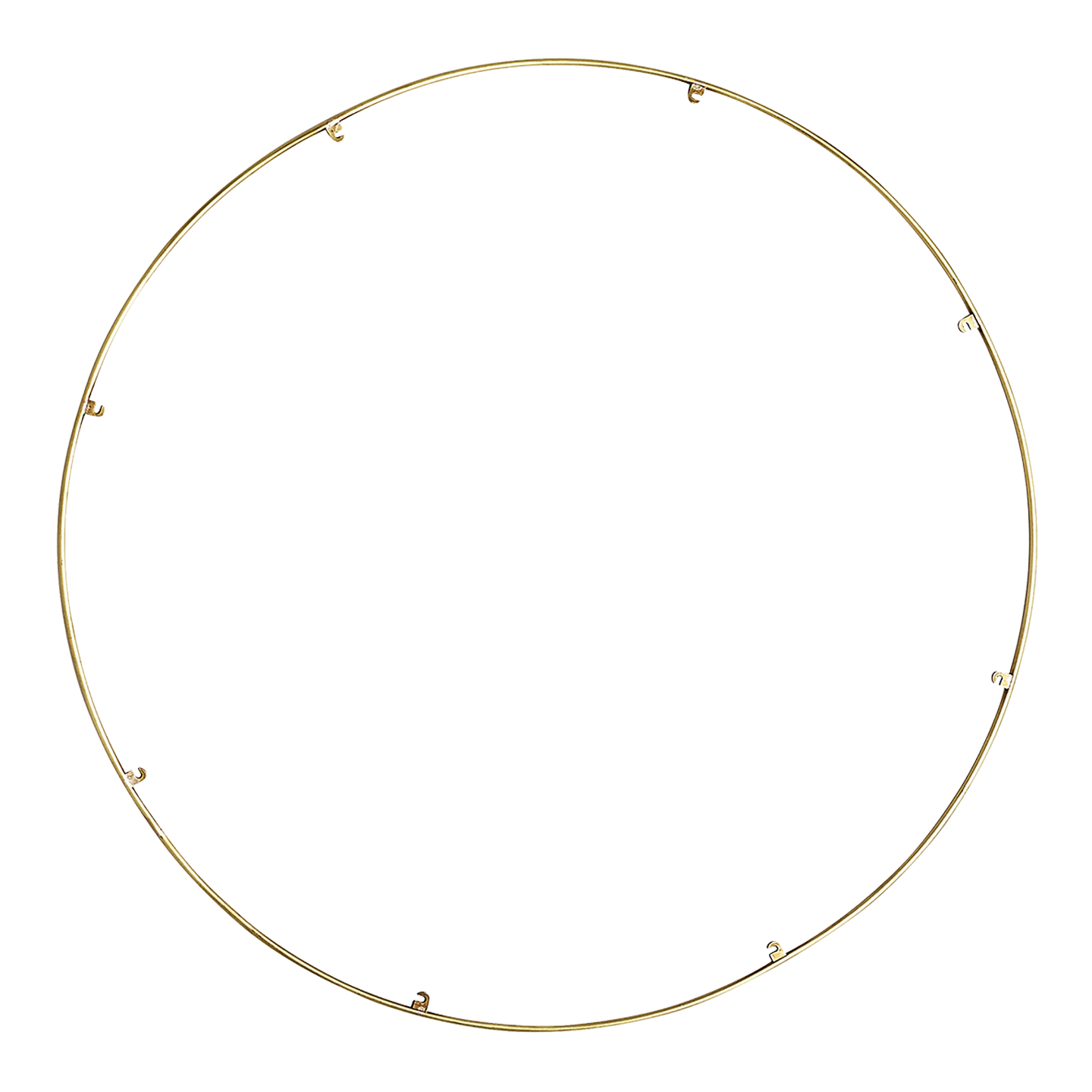 Trellis Spacer R830 Round 8 Port 30" natural brass