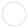 Trellis Spacer R840 Round 8 Port 40" nightshade black
