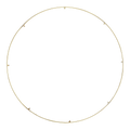Trellis Spacer R840 Round 8 Port 40" natural brass