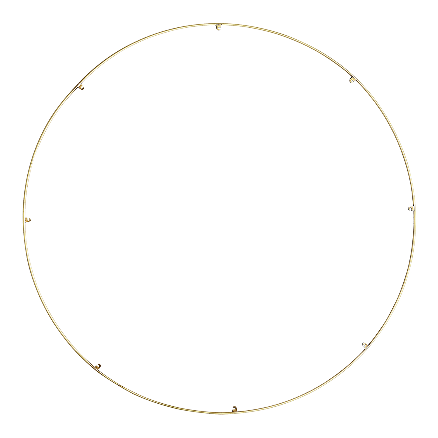 Trellis Spacer R840 Round 8 Port 40" natural brass