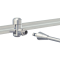 Wall MonoRail FreeJack Connector satin nickel