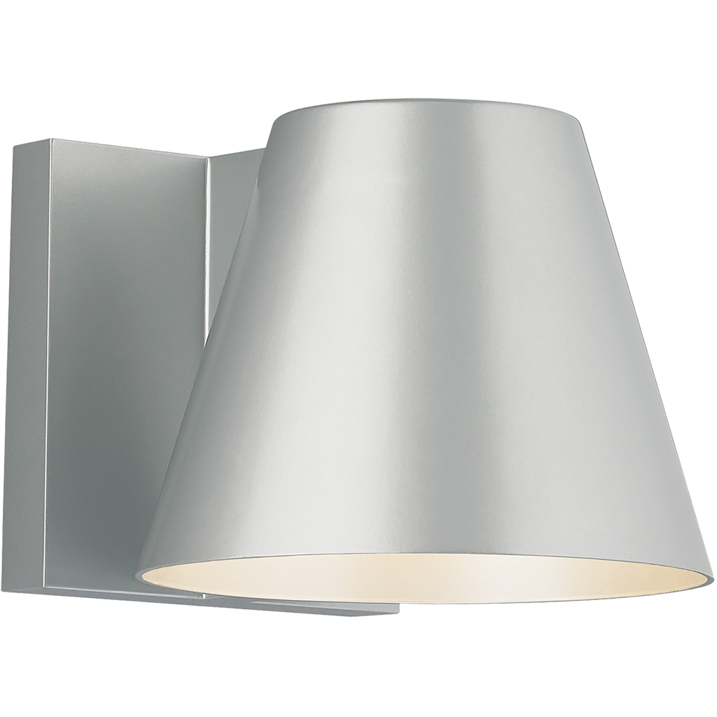 Bowman 6 Outdoor Wall silver LED 3000K 90 CRI80 cri 3000k 277v
