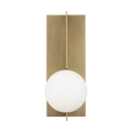 Orbel Wall Natural Brass LED 90 CRI Bi-Pin G9 3000K 120V
