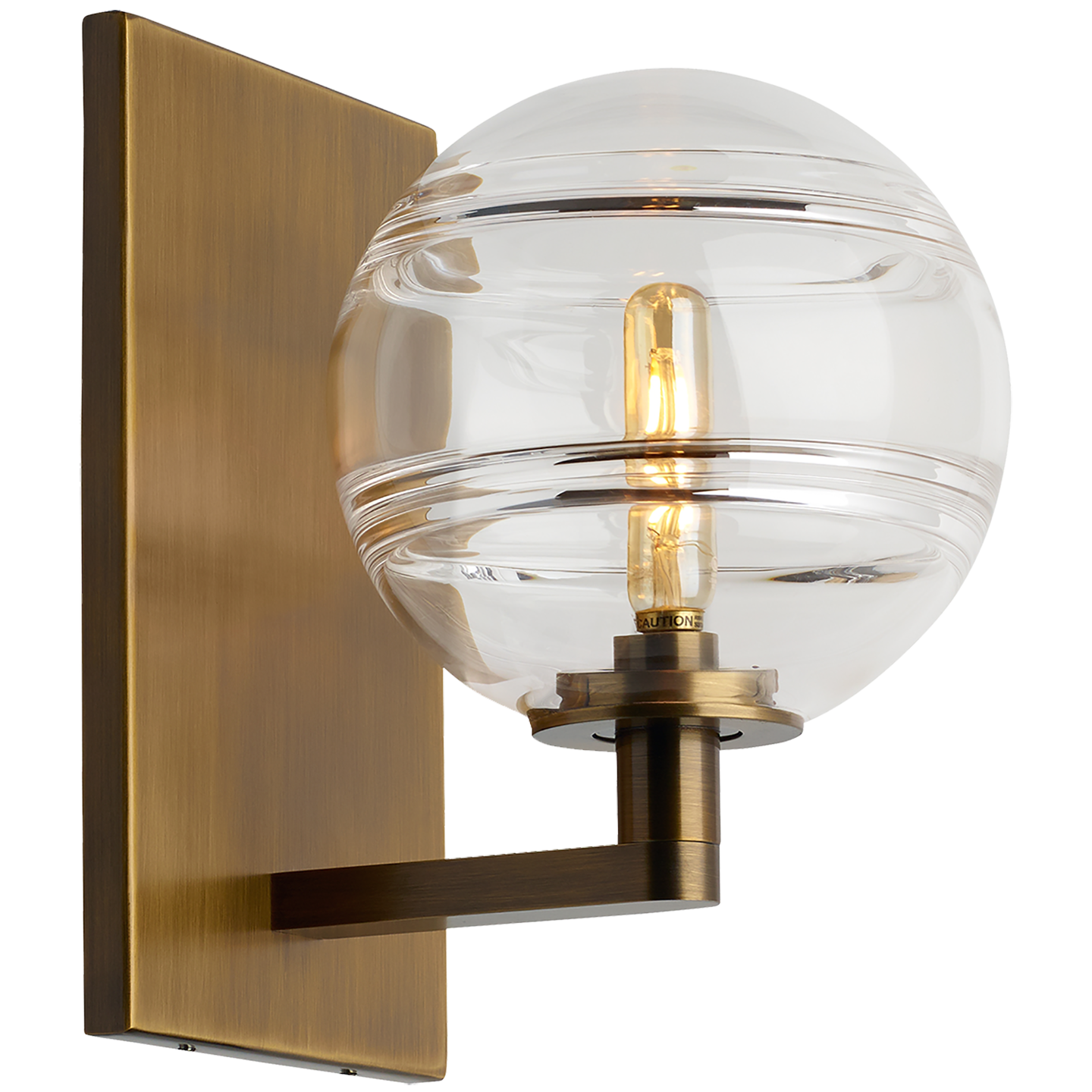 Sedona Wall Clear Aged Brass 2700K 90 CRI t6 led 90 cri 2700k 120v