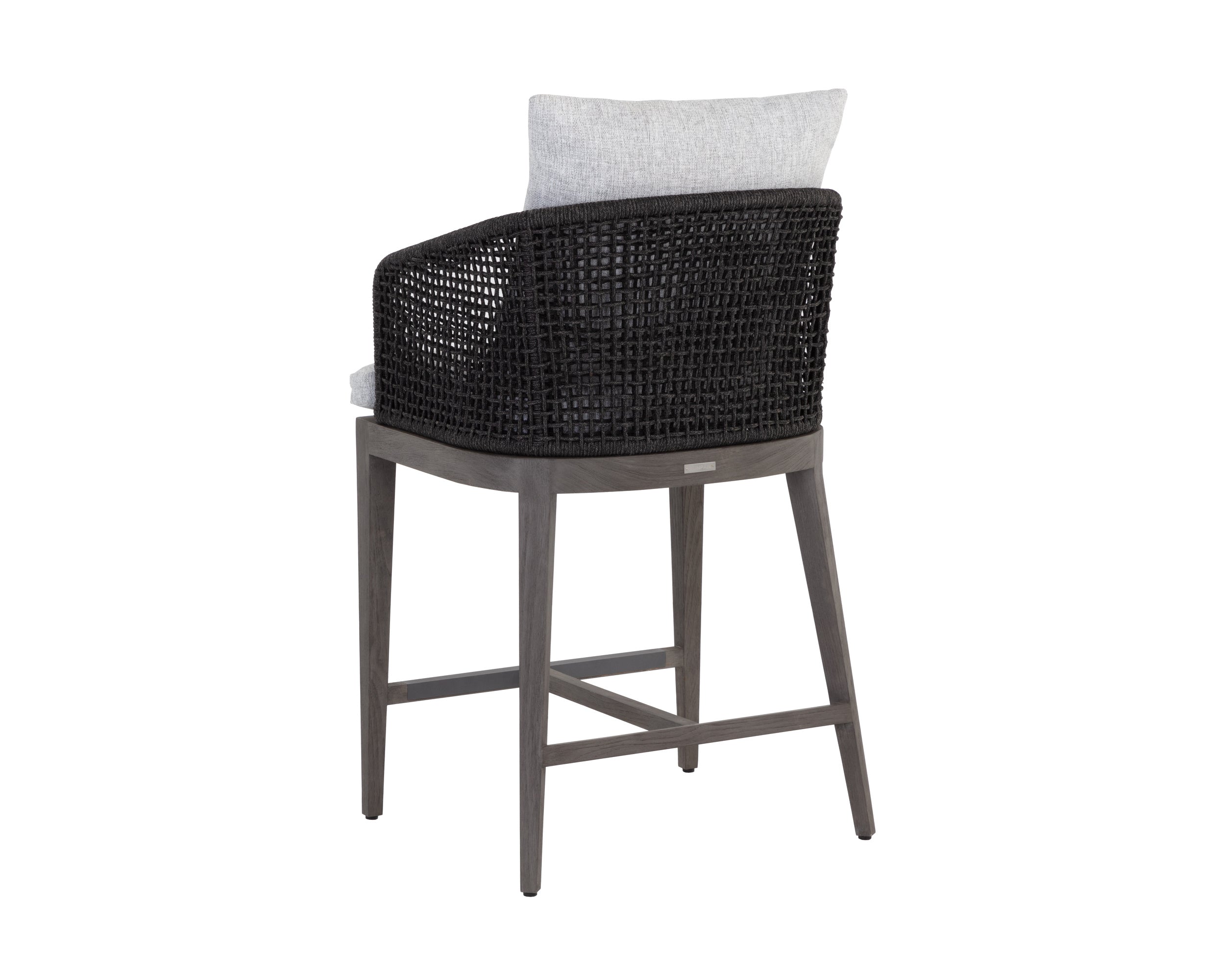 Capri Counter Stool - Smoke Grey - Copacabana Marble