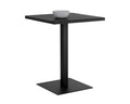 Merano Bar Table - Square - Black