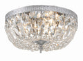 Waltham 12'' Swarovski Spectra Crystal Polished Chrome Flush Mount