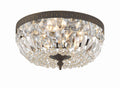 Waltham 12'' Swarovski Spectra Crystal English Bronze Flush Mount