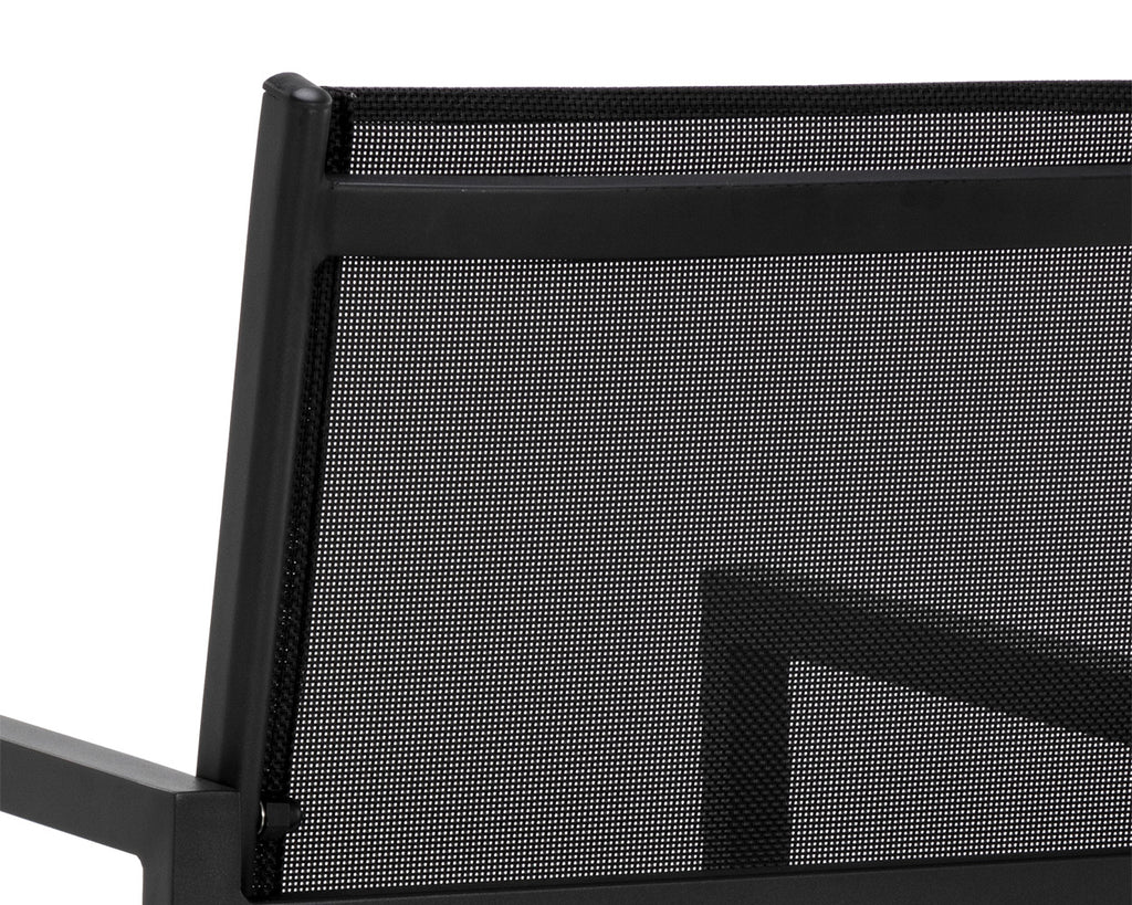 Merano Dining Armchair - Black