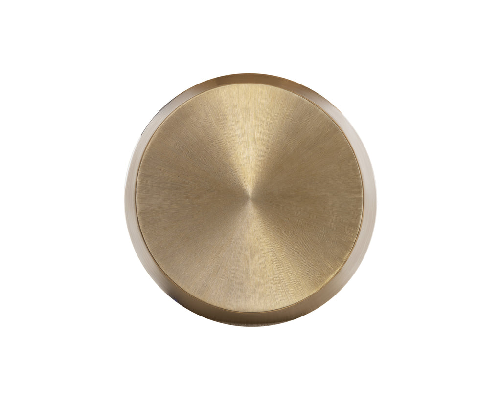 Creed End Table - Antique Gold