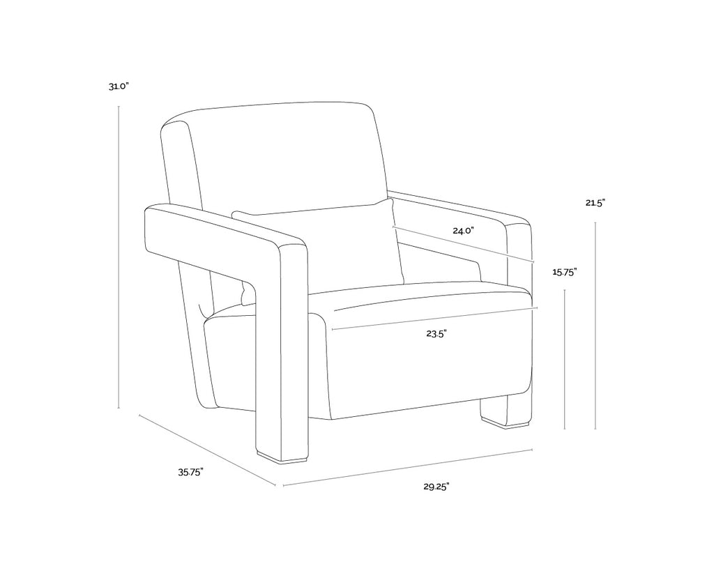 Forester Lounge Chair - Copenhagen White