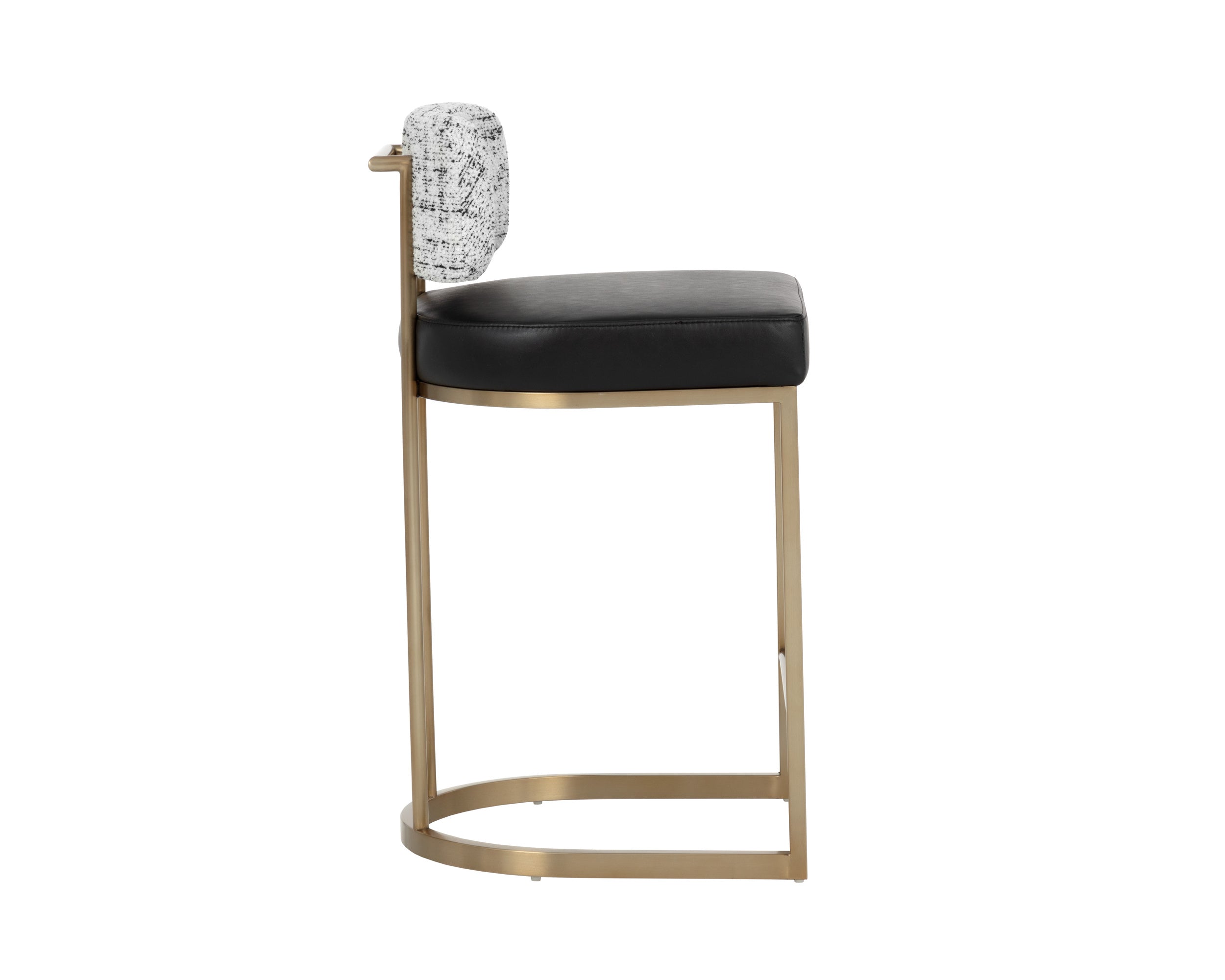 Larissa Counter Stool - Bravo Black / Halton Birch