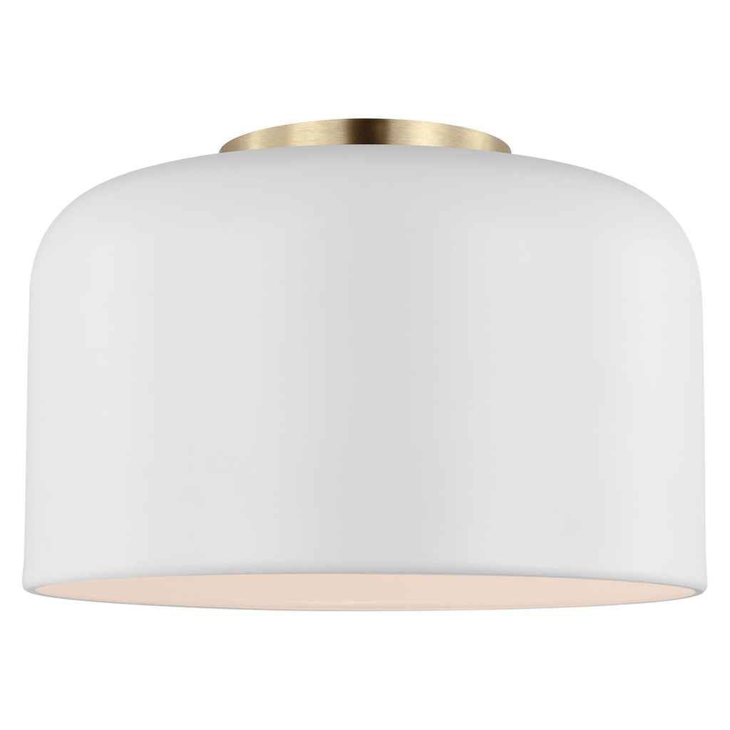 Malone Small Flush Mount Matte White