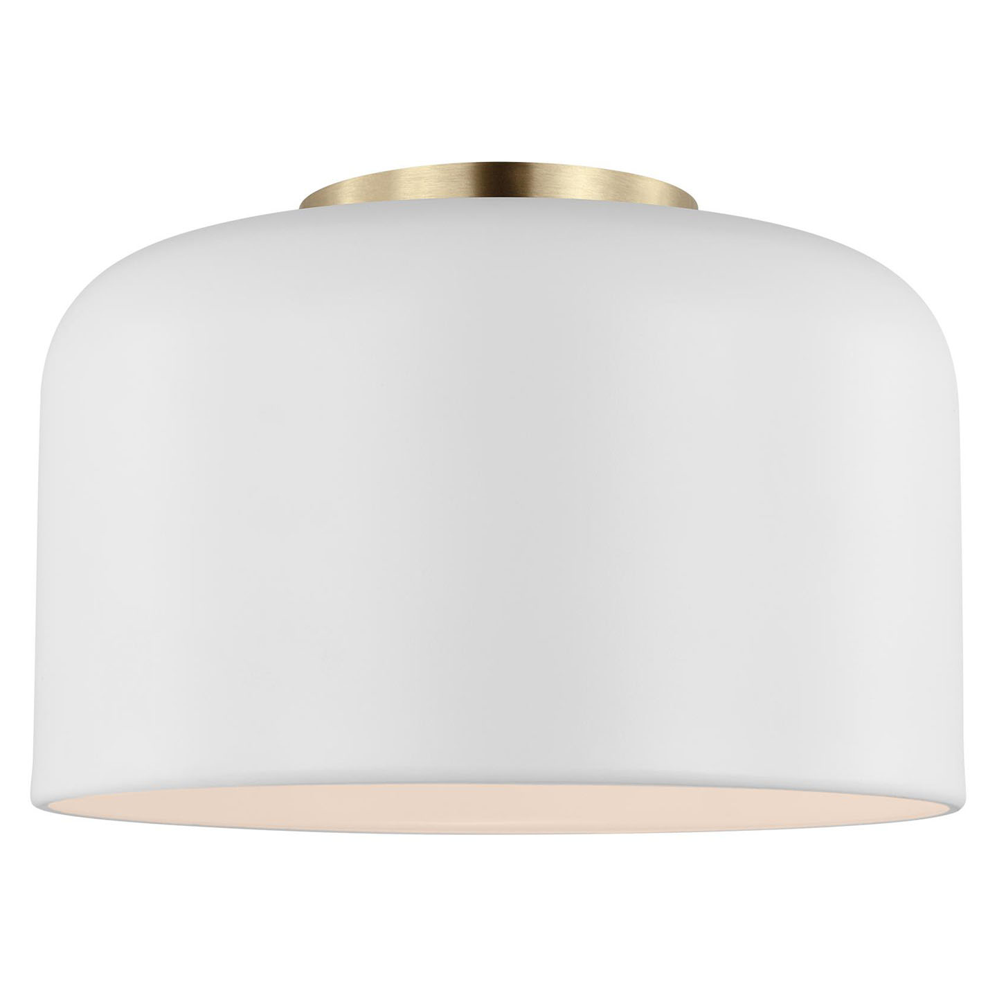 Malone Small Flush Mount Matte White