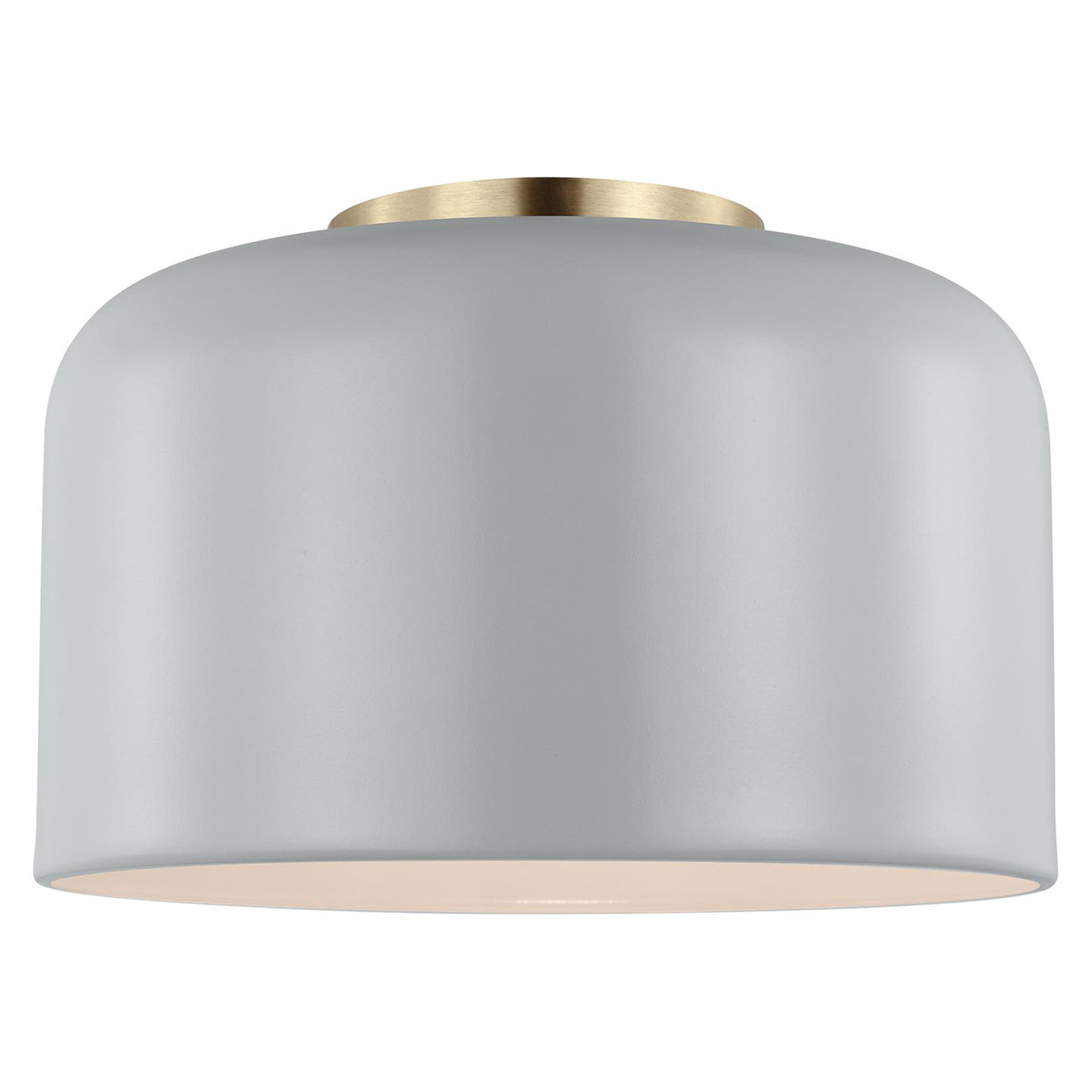 Malone Small Flush Mount Matte Grey