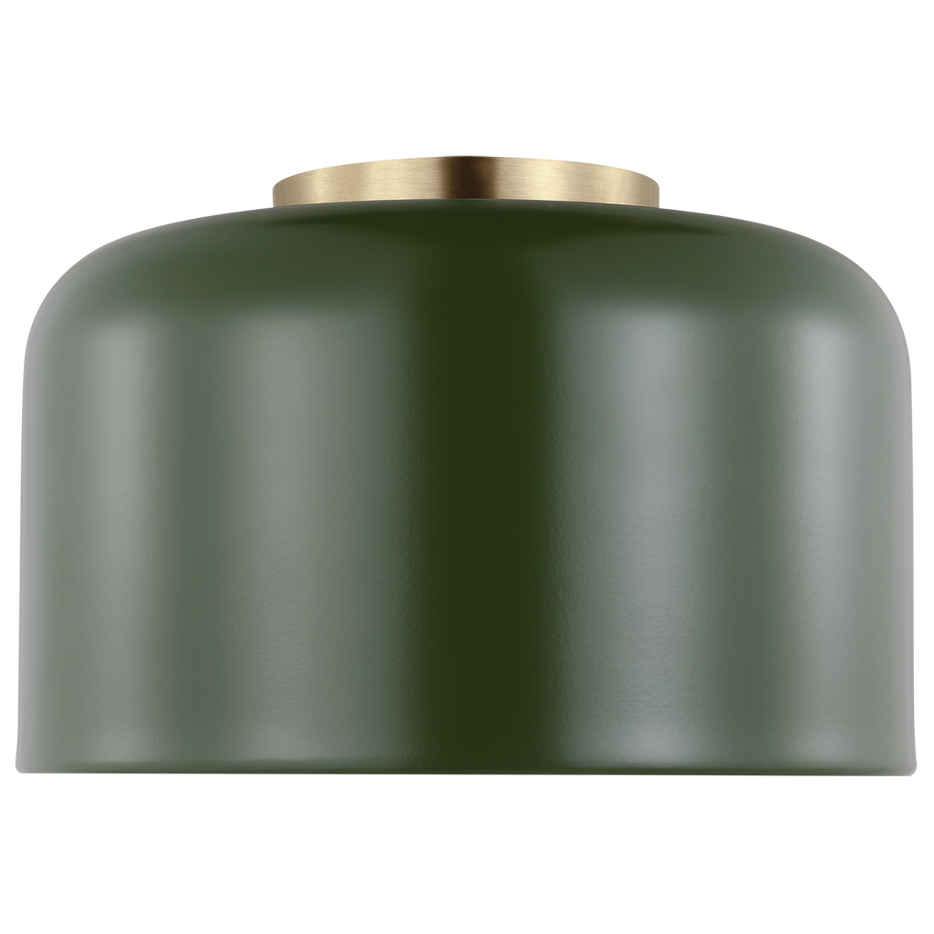 Malone Small Flush Mount Olive