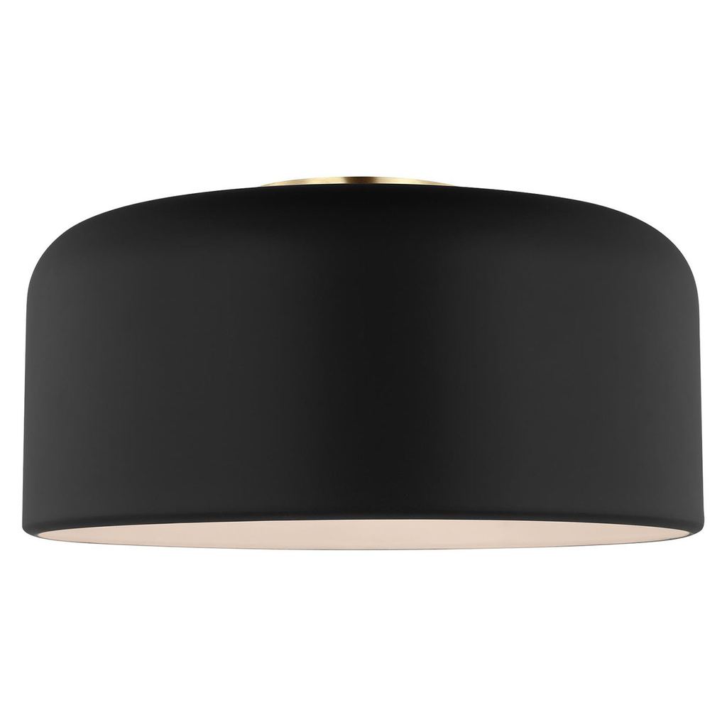 Malone Medium Flush Mount Midnight Black