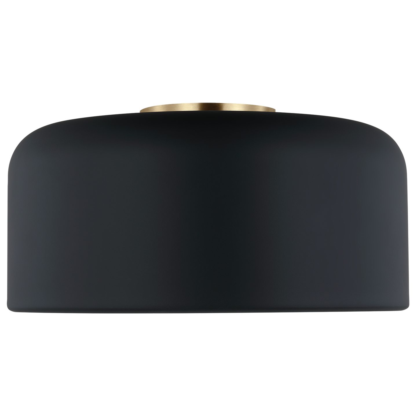 Malone Medium Flush Mount Midnight Black