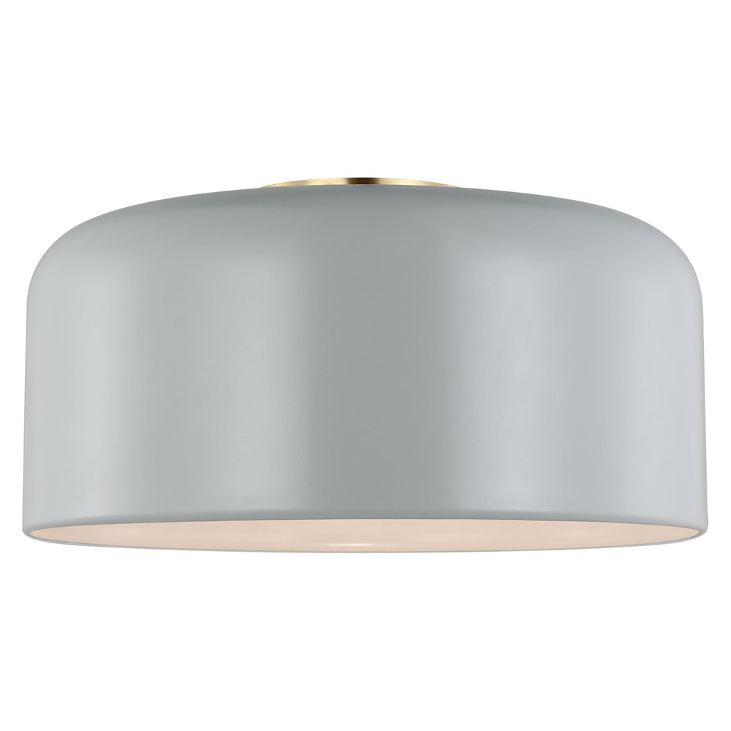 Malone Medium Flush Mount Matte Grey