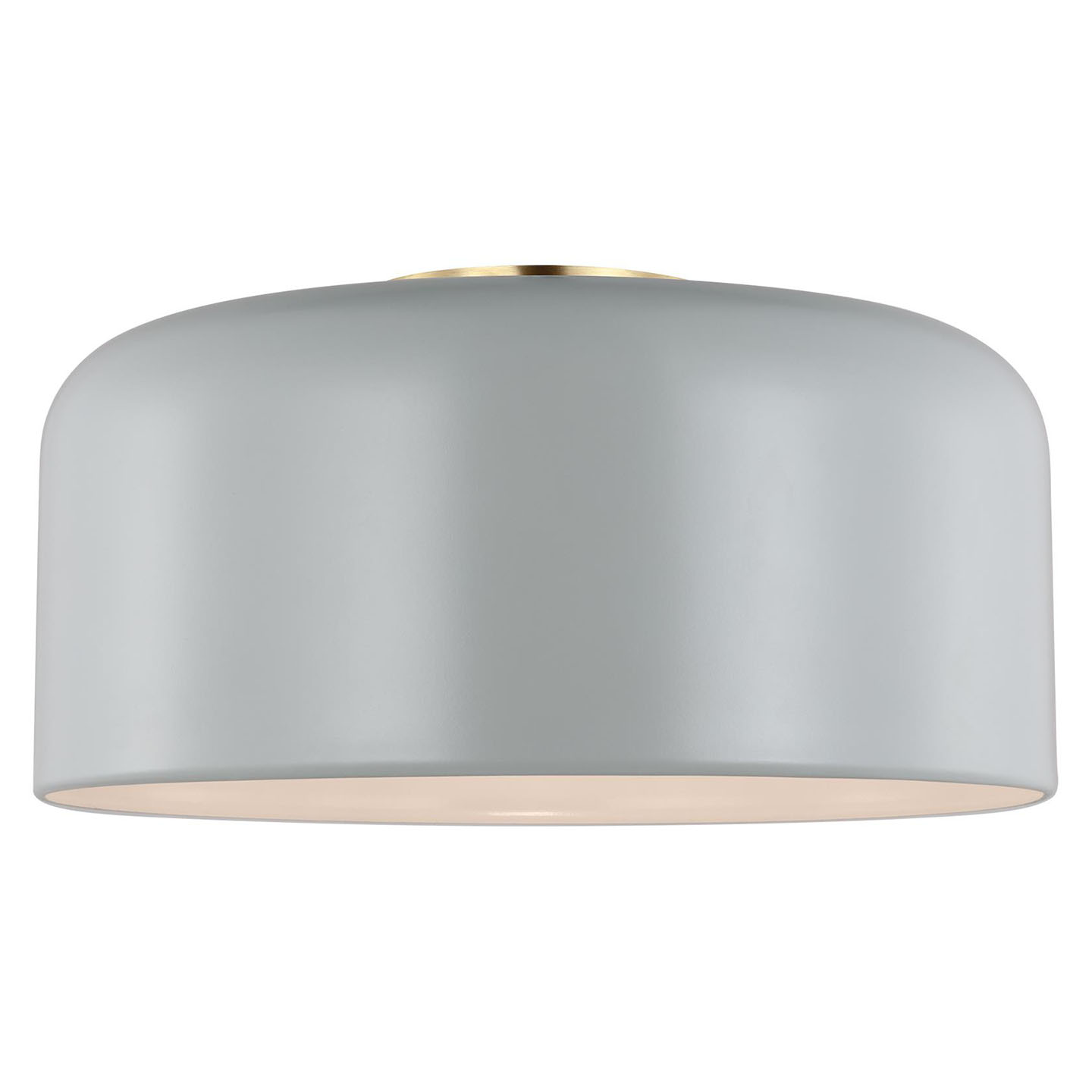 Malone Medium Flush Mount Matte Grey