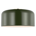 Malone Medium Flush Mount Olive
