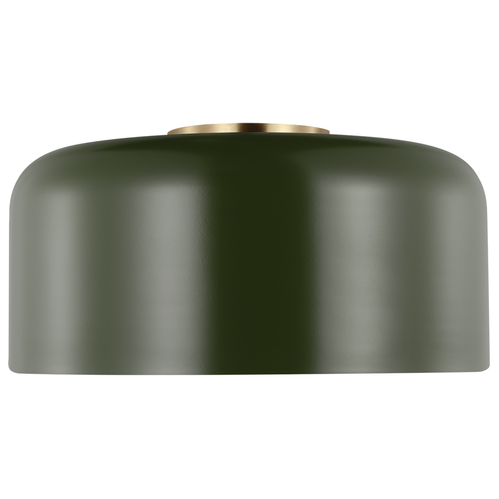 Malone Medium Flush Mount Olive