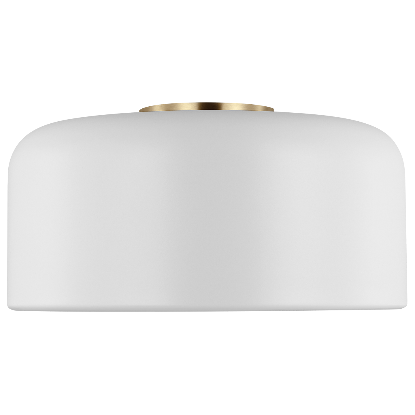 Malone Medium Flush Mount Matte White Bulbs Included