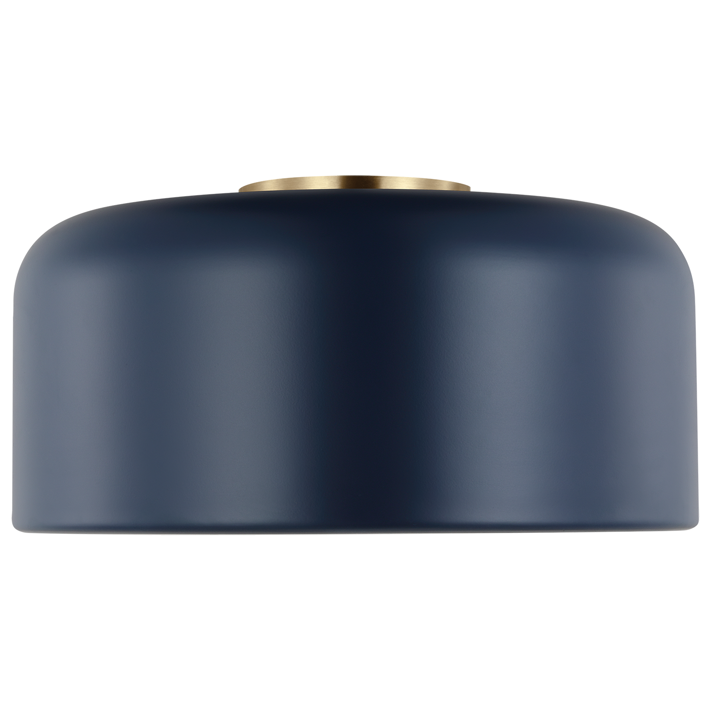 Malone Medium Flush Mount Navy Bulbs Inc