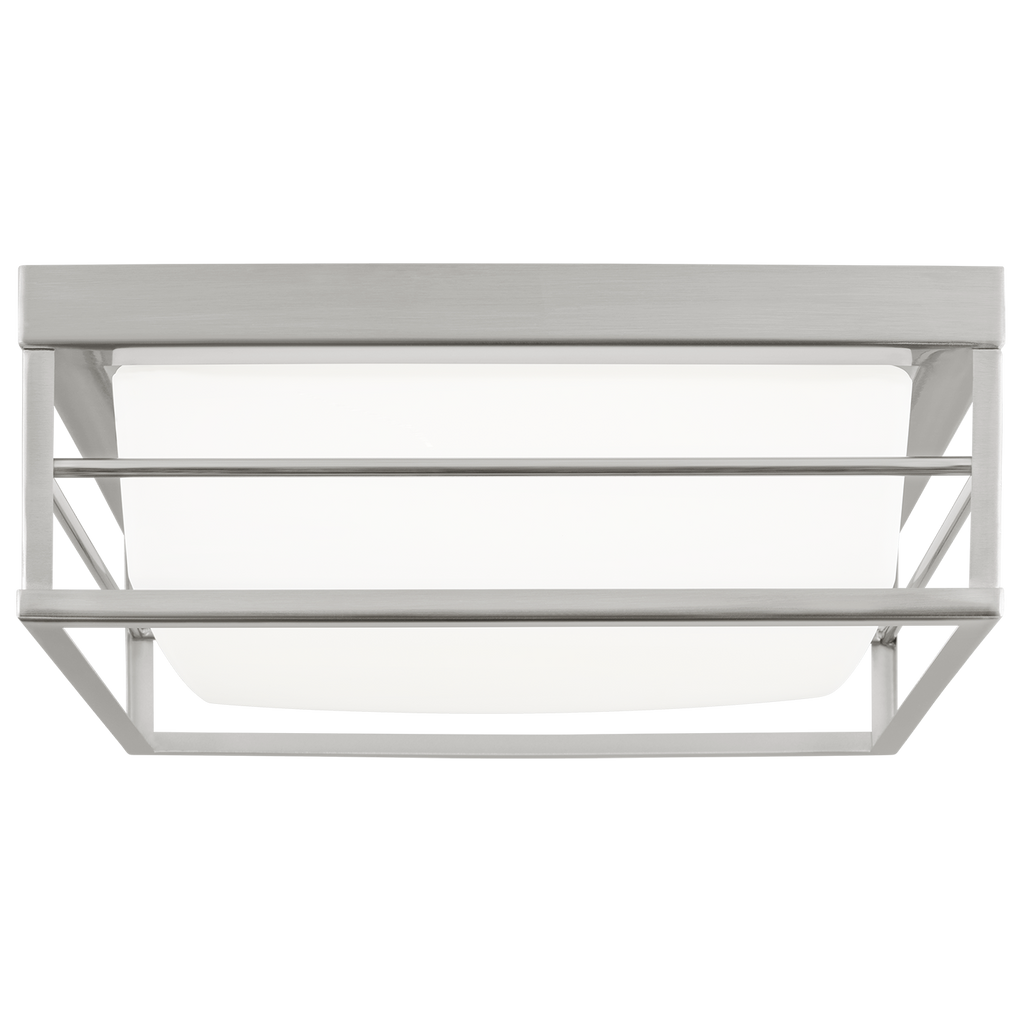 Dearborn Medium LED Flush Mount Brushed Nickel Bulbs Included