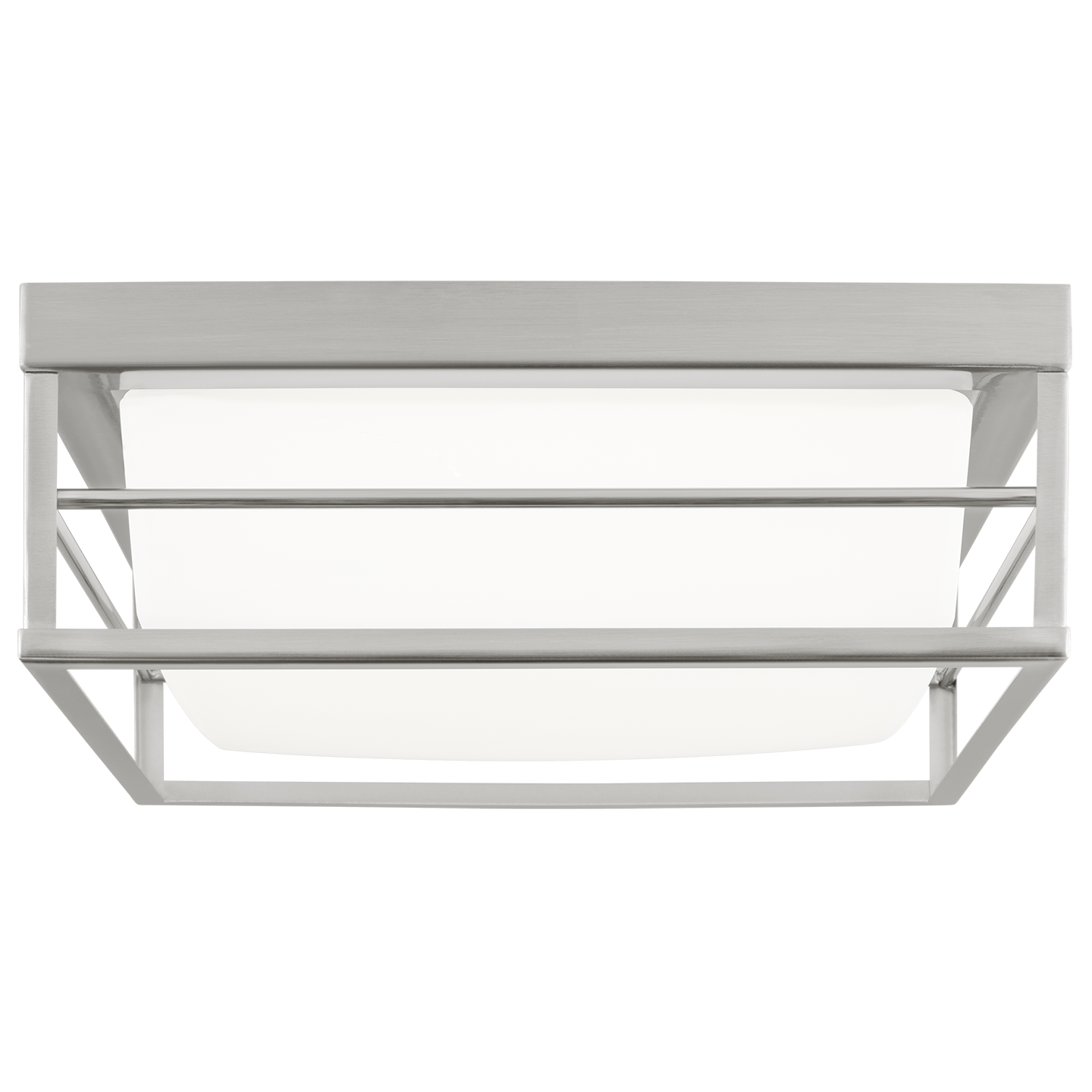 Dearborn Medium LED Flush Mount Brushed Nickel Bulbs Included