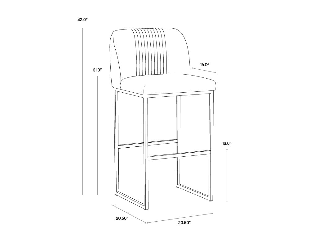 Nevin Barstool - Shadow Grey