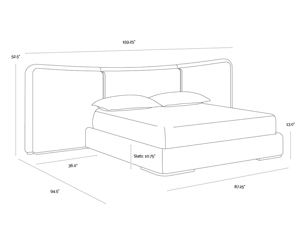 Clarimond Bed - King - Hailey Moon / Meg Taupe