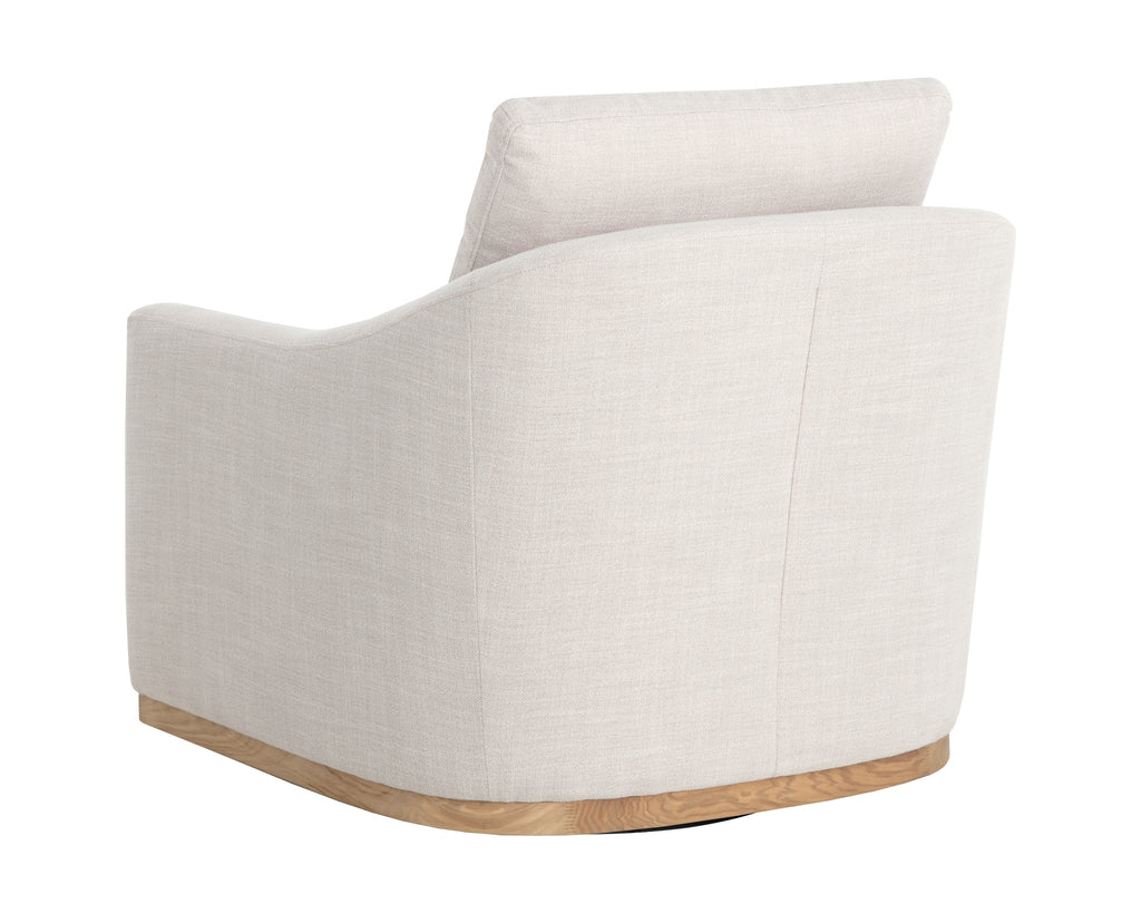 Corbin Swivel Lounge Chair - Effie Linen