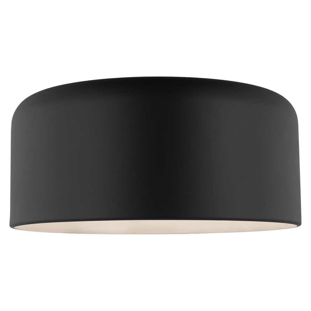 Malone Large Flush Mount Midnight Black