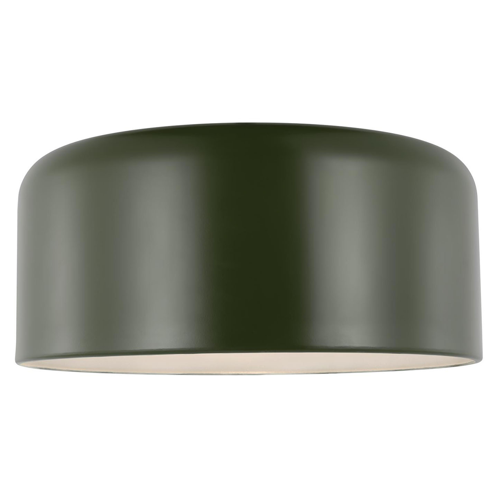 Malone Large Flush Mount Olive Bulbs Included