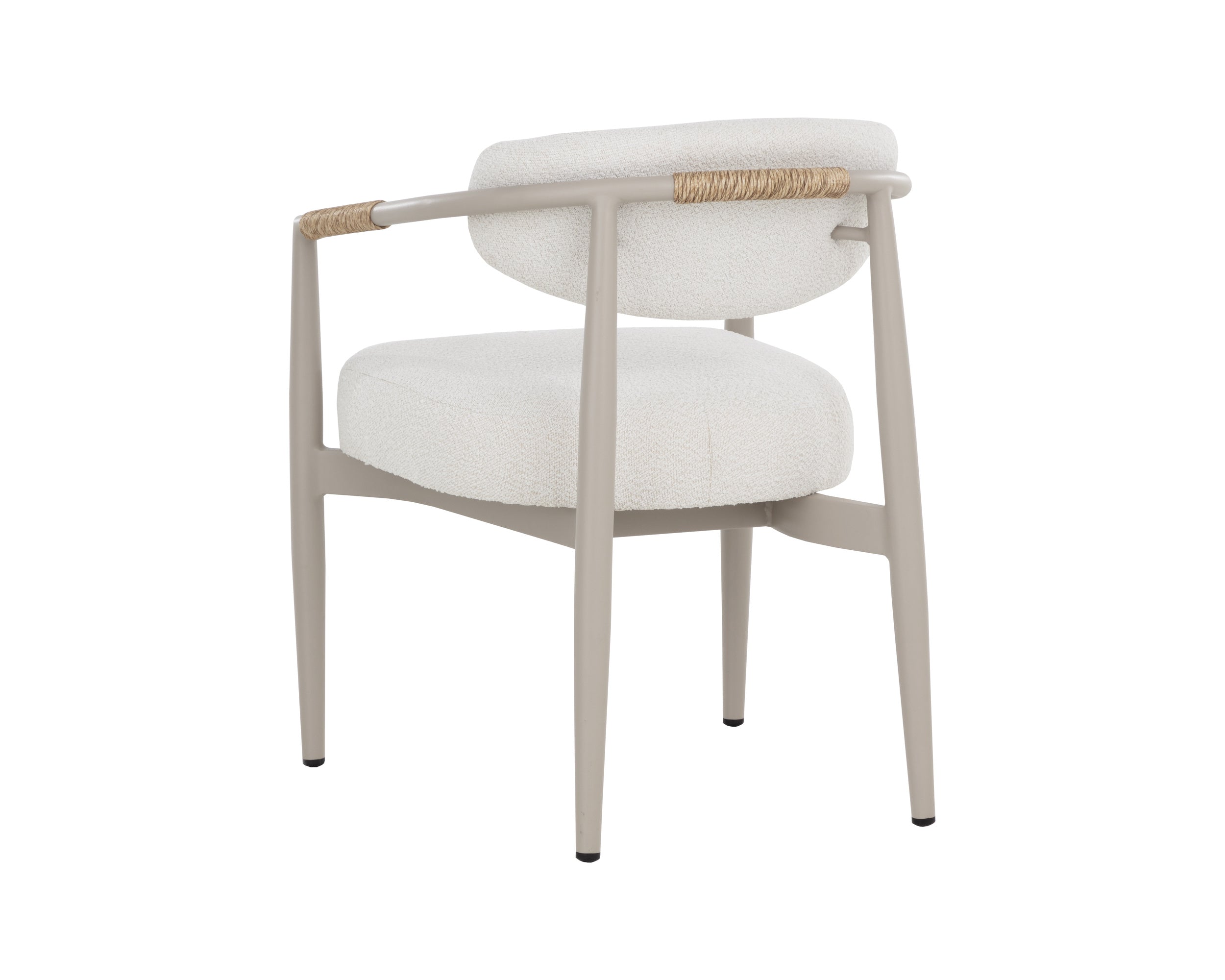 Marita Dining Armchair - Greige - Louis Cream