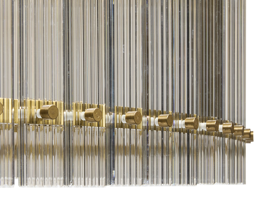 Kore Chandelier - Large - Brass - Clear