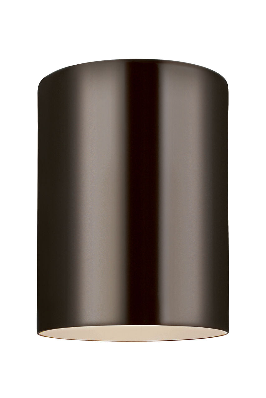 Cylinder 5" Flush Mount | Bronze Bulb(s) Not Included
