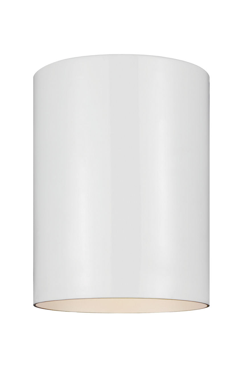 Cylinder 5" Flush Mount | White Bulb(s) Not Included