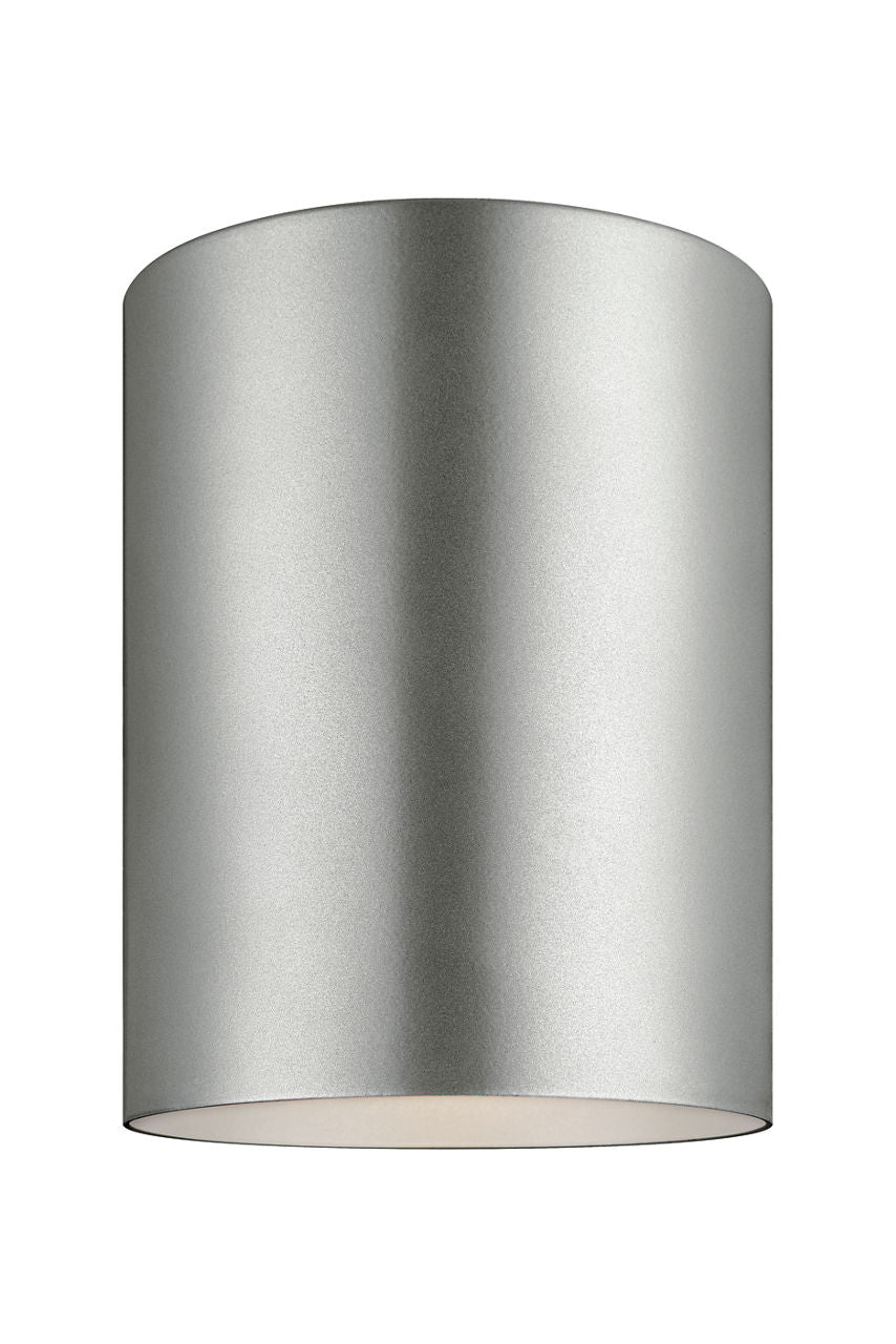 Cylinder 5" Flush Mount | Painted Brushed Nickel Bulb(s) Not Included