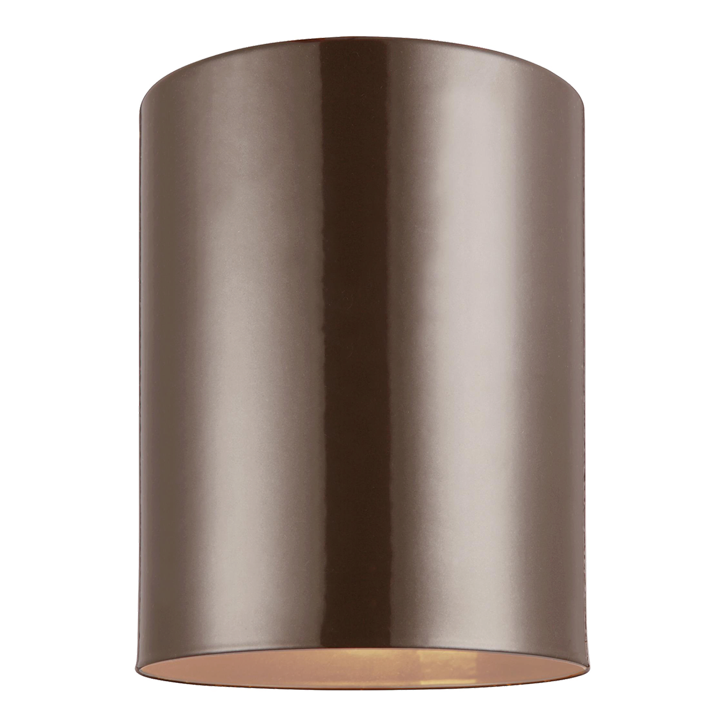 Cylinder 5" Flush Mount | Bronze Bulb(s) Not Included