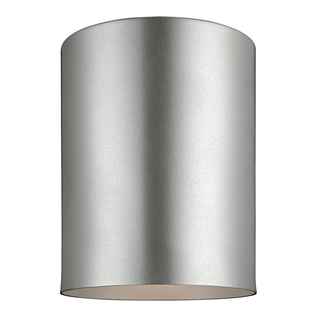 Cylinder 5" Flush Mount | Painted Brushed Nickel Bulb(s) Not Included