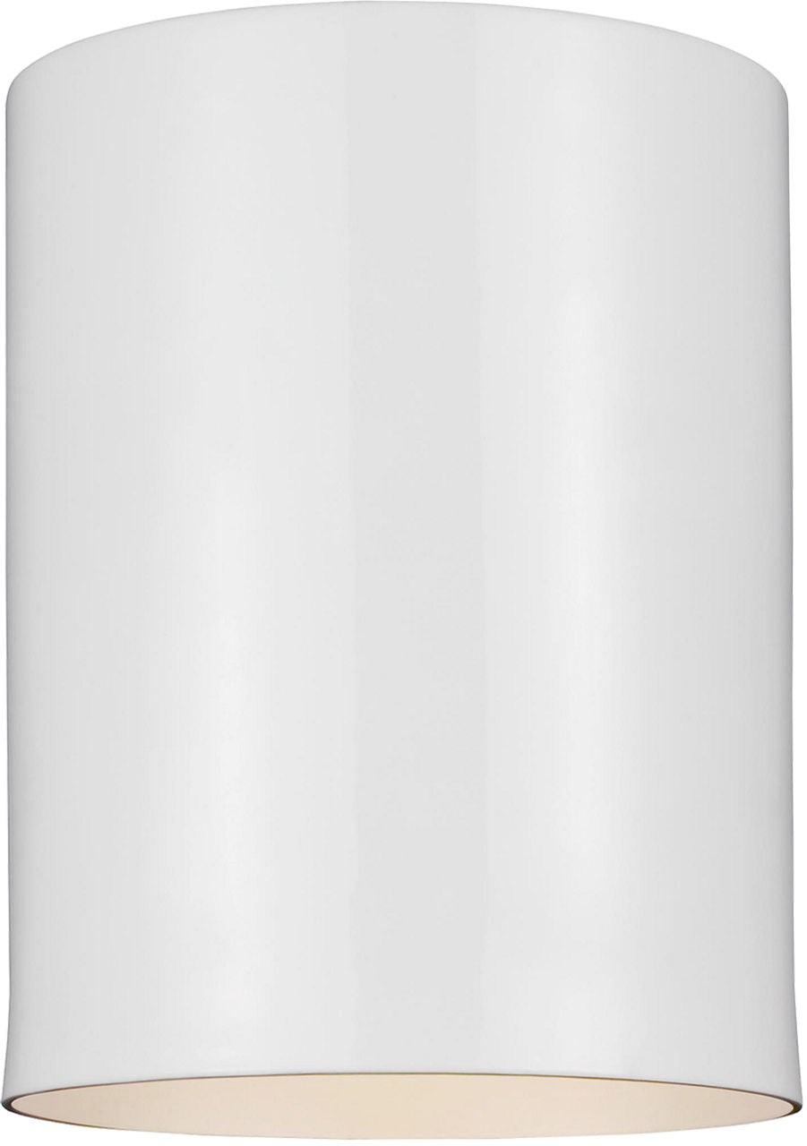 Cylinder 5" Flush Mount | White Bulb(s) Included