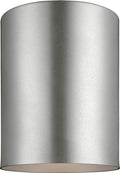 Cylinder 5" Flush Mount | Painted Brushed Nickel Bulb(s) Included