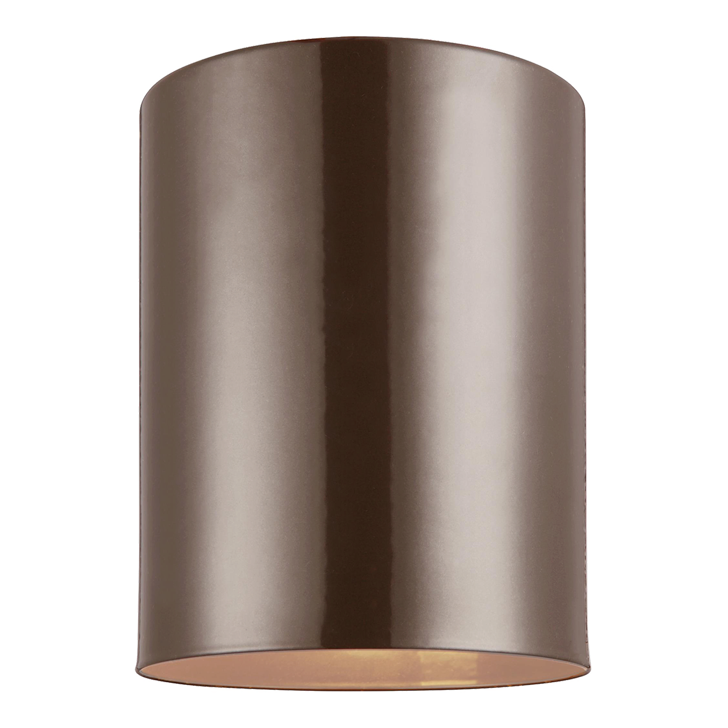 Cylinder 5" Flush Mount | Bronze Bulb(s) Included
