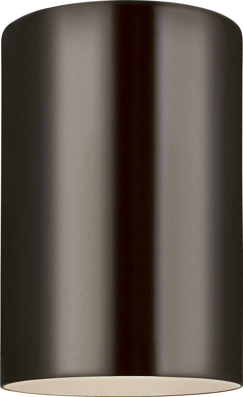 Cylinder 5" Flush Mount | Bronze Dedicated LED