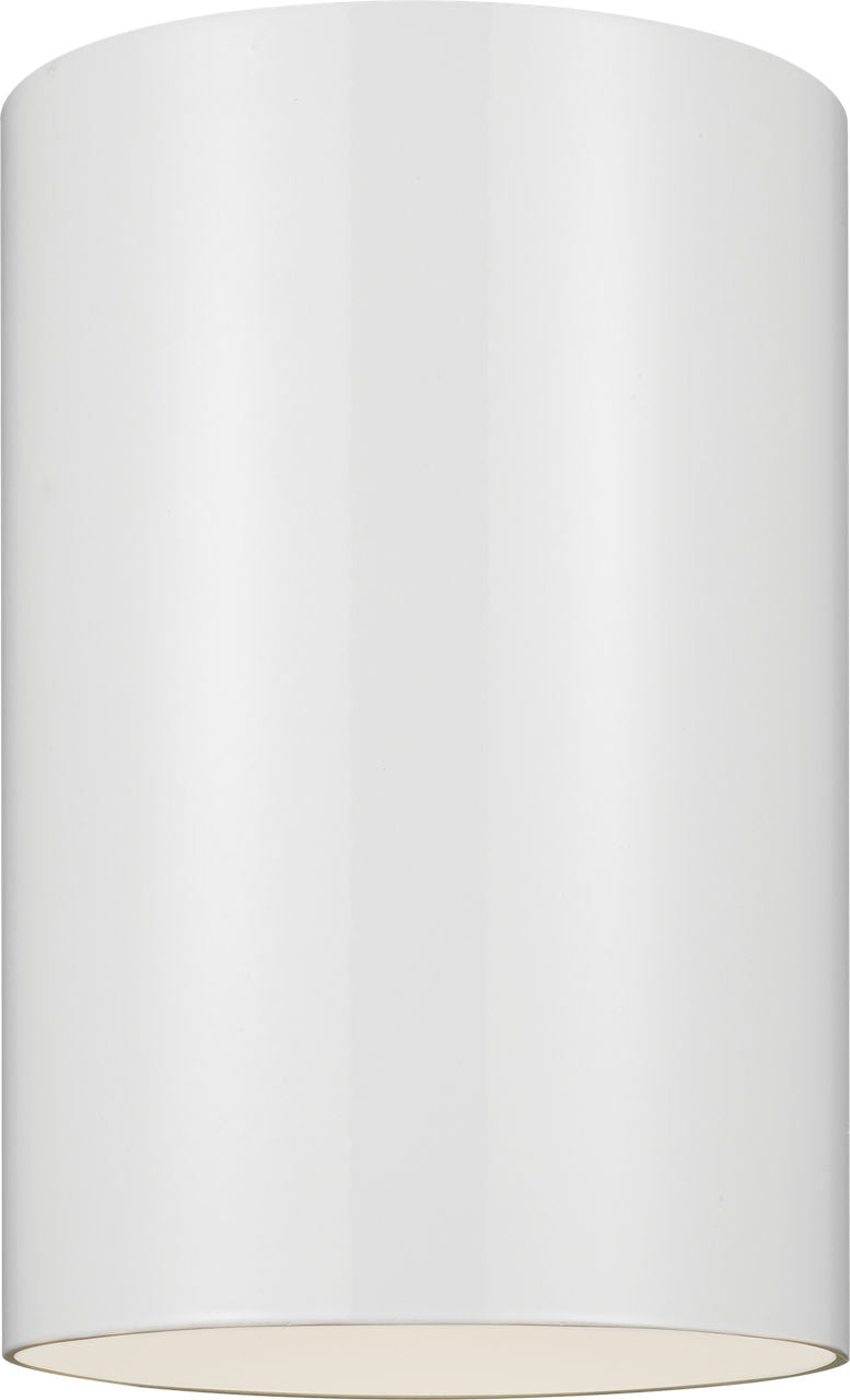 Cylinder 5" Flush Mount | White Dedicated LED