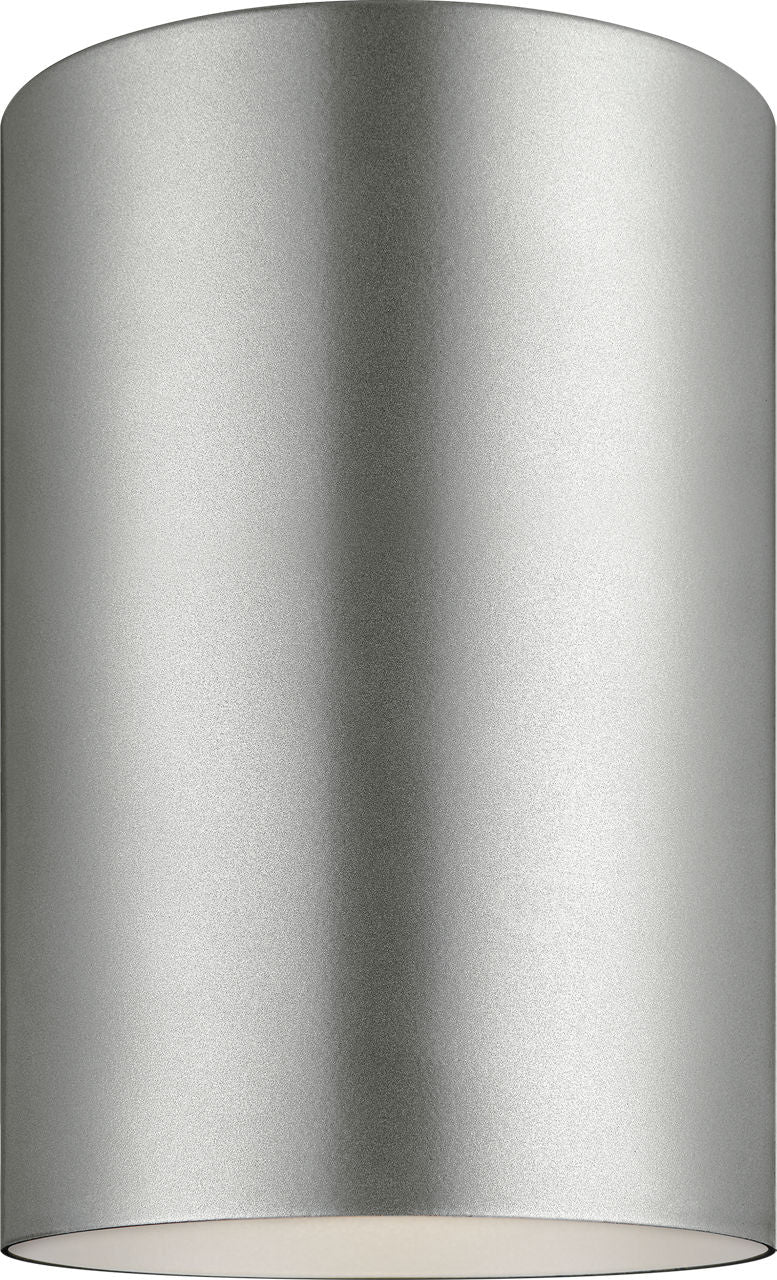 Cylinder 5" Flush Mount | Painted Brushed Nickel Dedicated LED